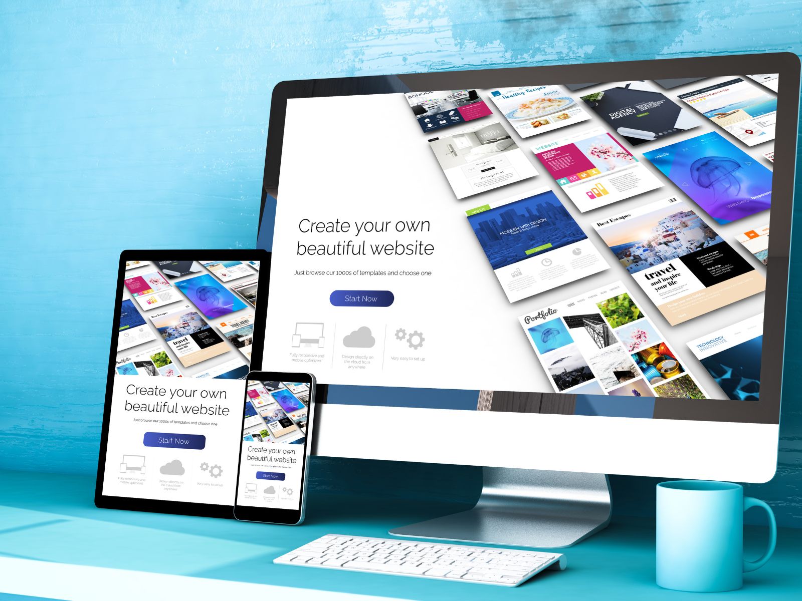 Fully Integrated DIY Website Builder